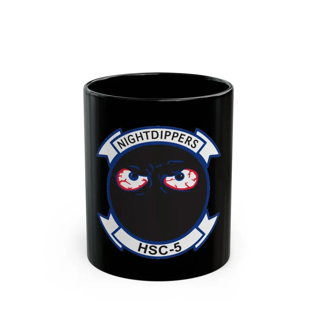 Navy Nightdippers HSC 5 (U.S. Navy) Black Coffee Mug 11oz - Go Mug Yourself