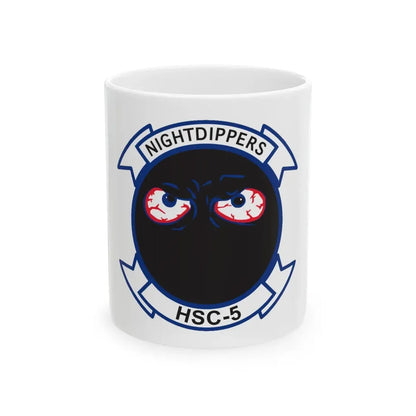 Navy Nightdippers HSC 5 (U.S. Navy) White Coffee Mug 11oz - Go Mug Yourself