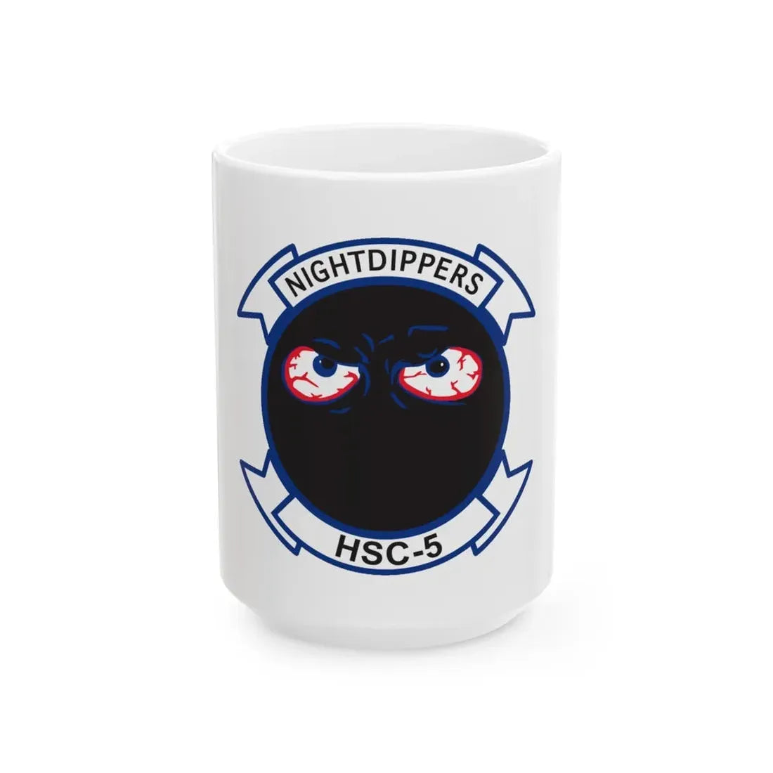 Navy Nightdippers HSC 5 (U.S. Navy) White Coffee Mug 15oz - Go Mug Yourself