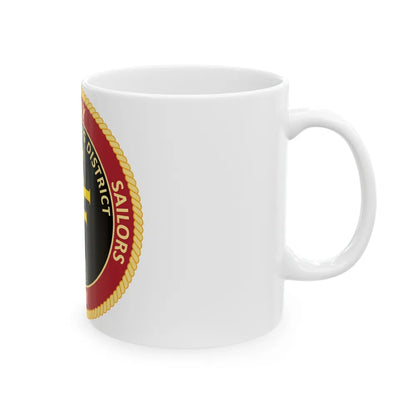 Navy Recruiting District San Francisco (U.S. Navy) White Coffee Mug-Go Mug Yourself