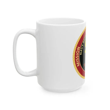 Navy Recruiting District San Francisco (U.S. Navy) White Coffee Mug - Go Mug Yourself