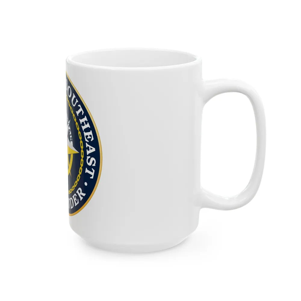 Navy Region Southeast (U.S. Navy) White Coffee Mug-Go Mug Yourself