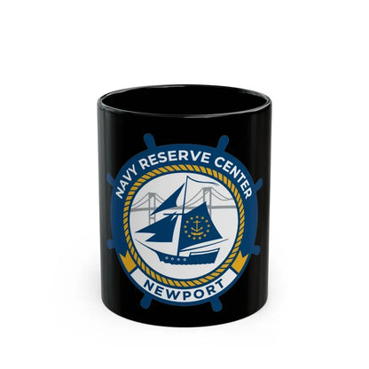 Navy Reserve Center Newport (U.S. Navy) Black Coffee Mug 11oz - Go Mug Yourself