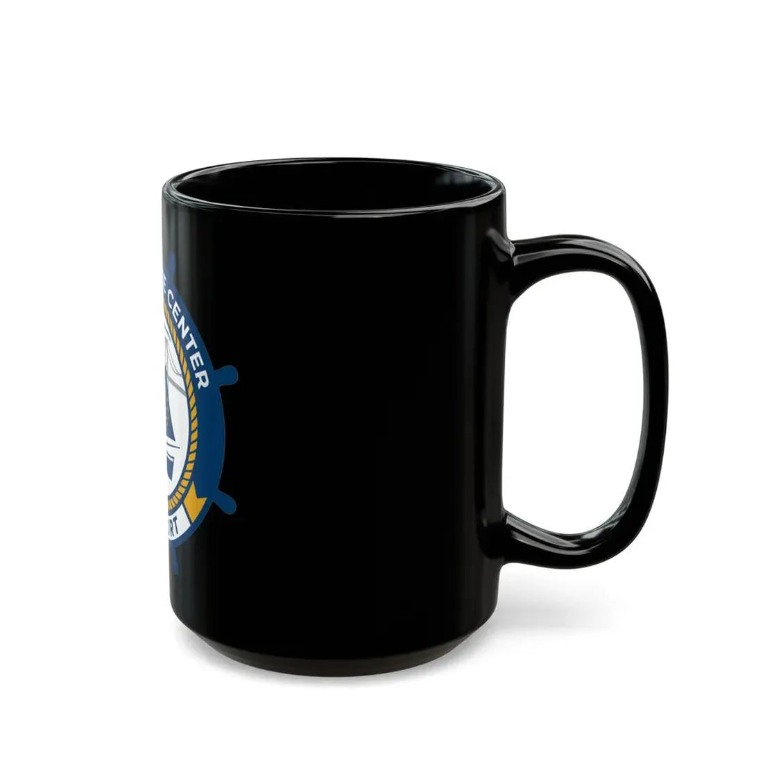 Navy Reserve Center Newport (U.S. Navy) Black Coffee Mug - Go Mug Yourself