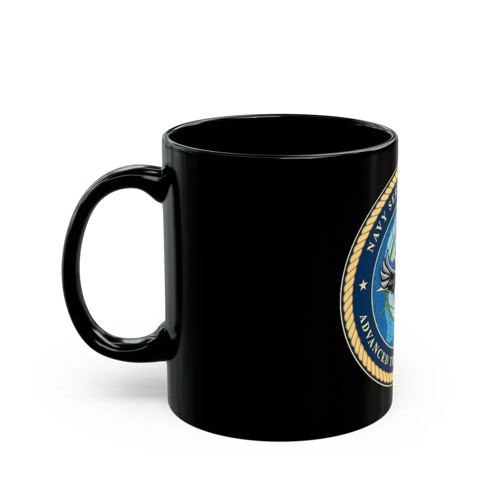 Navy Service Support Advanced Training Command San Diego (U.S. Navy) Black Coffee Mug-Go Mug Yourself