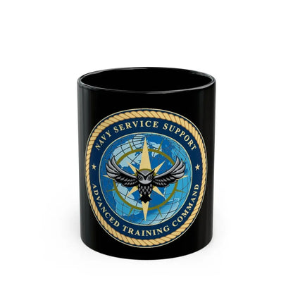 Navy Service Support Advanced Training Command San Diego (U.S. Navy) Black Coffee Mug 11oz - Go Mug Yourself