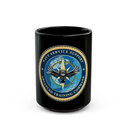 Navy Service Support Advanced Training Command San Diego (U.S. Navy) Black Coffee Mug - Go Mug Yourself