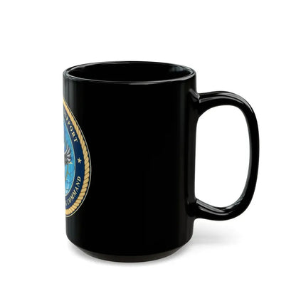 Navy Service Support Advanced Training Command San Diego (U.S. Navy) Black Coffee Mug - Go Mug Yourself