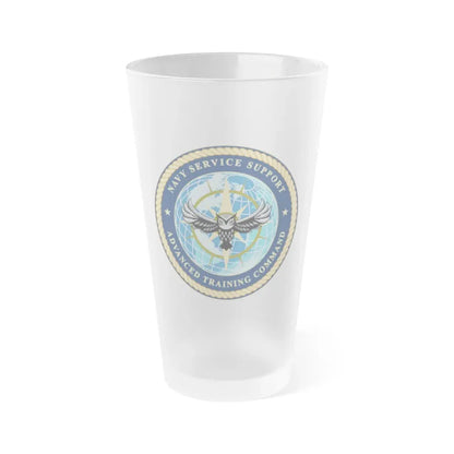 Navy Service Support Advanced Training Command San Diego (U.S. Navy) Frosted Pint Glass 16oz Default Title - Go Mug Yourself