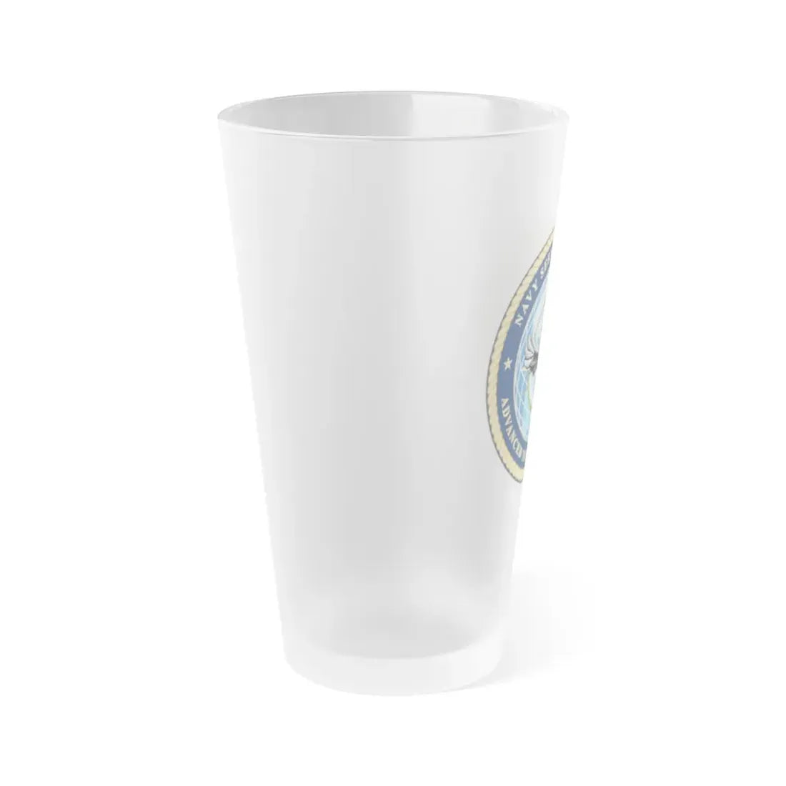 Navy Service Support Advanced Training Command San Diego (U.S. Navy) Frosted Pint Glass 16oz - Go Mug Yourself