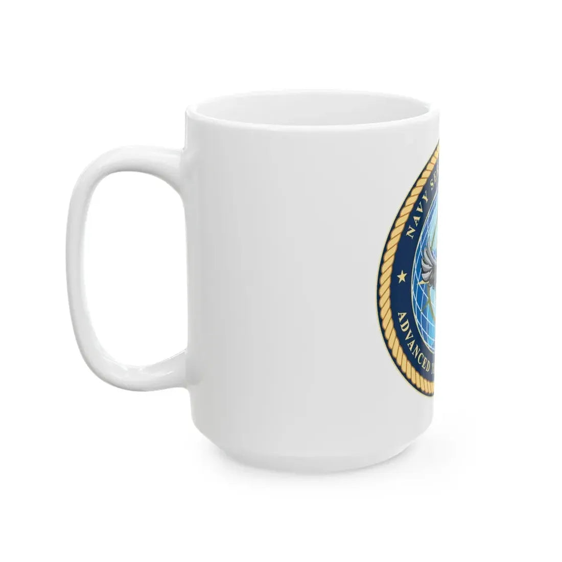 Navy Service Support Advanced Training Command San Diego (U.S. Navy) White Coffee Mug - Go Mug Yourself