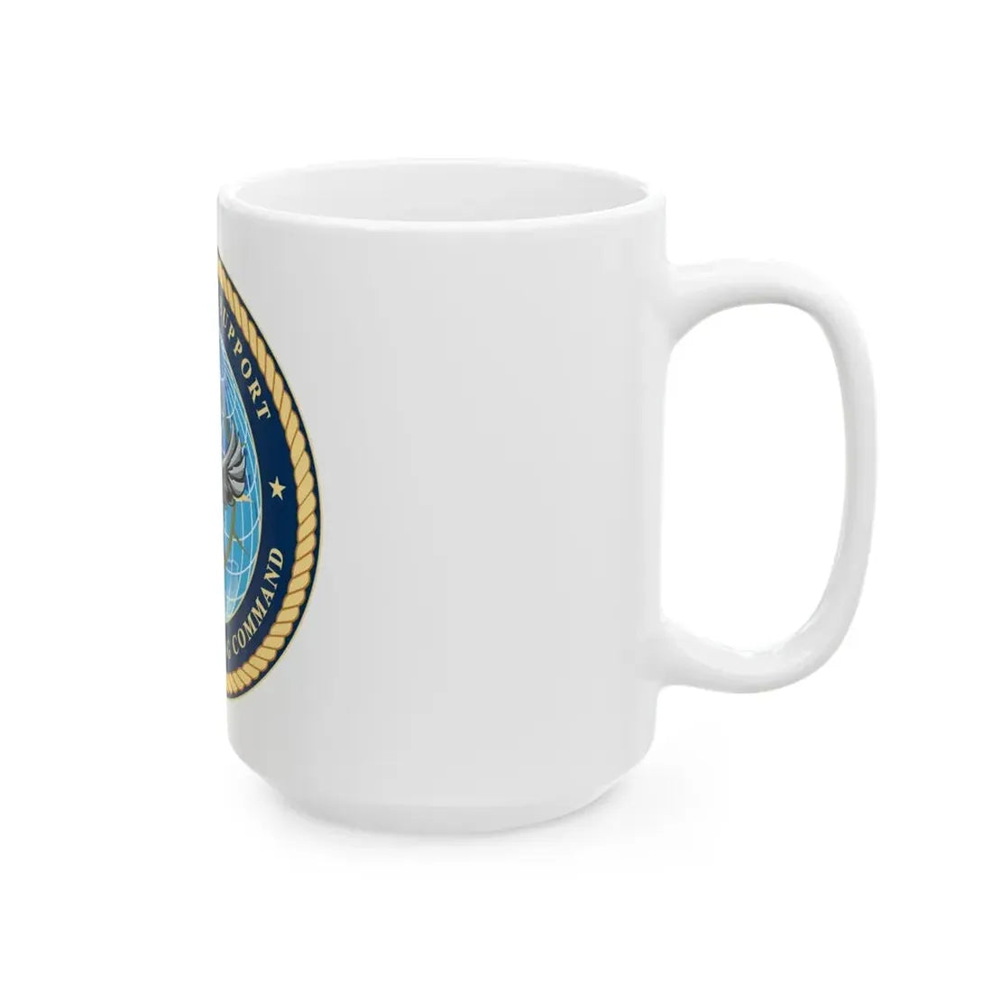 Navy Service Support Advanced Training Command San Diego (U.S. Navy) White Coffee Mug - Go Mug Yourself