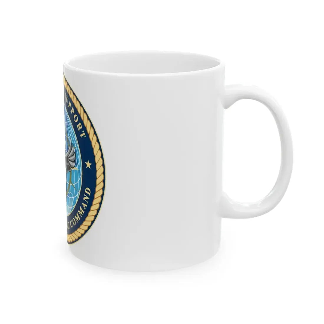 Navy Service Support Advanced Training Command San Diego (U.S. Navy) White Coffee Mug - Go Mug Yourself