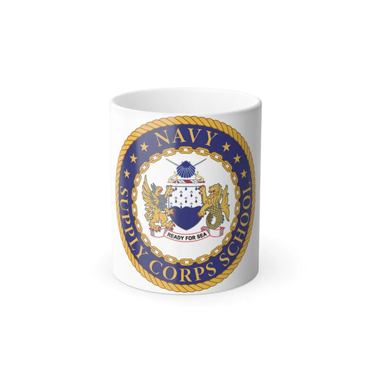 Navy Supply Corps School (U.S. Navy) Color Changing Mug 11oz-11oz-Go Mug Yourself
