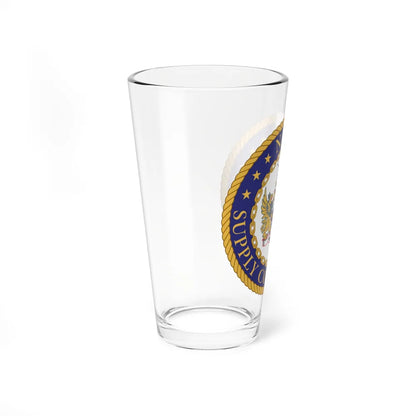 Navy Supply Corps School (U.S. Navy) Pint Glass 16oz-Go Mug Yourself