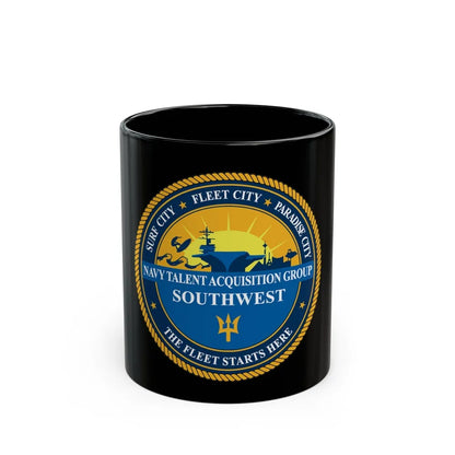 Navy Talent Acquisition Group SW (U.S. Navy) Black Coffee Mug-11oz-Go Mug Yourself