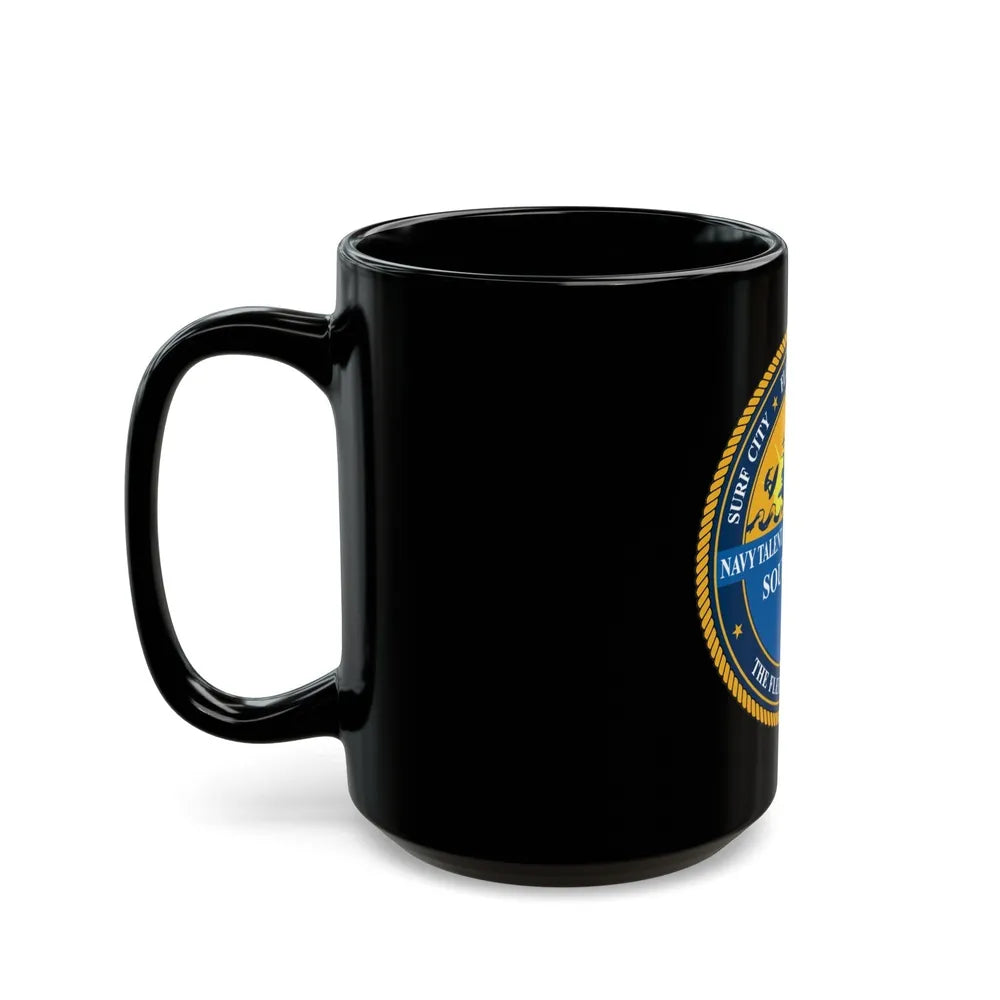 Navy Talent Acquisition Group SW (U.S. Navy) Black Coffee Mug-Go Mug Yourself