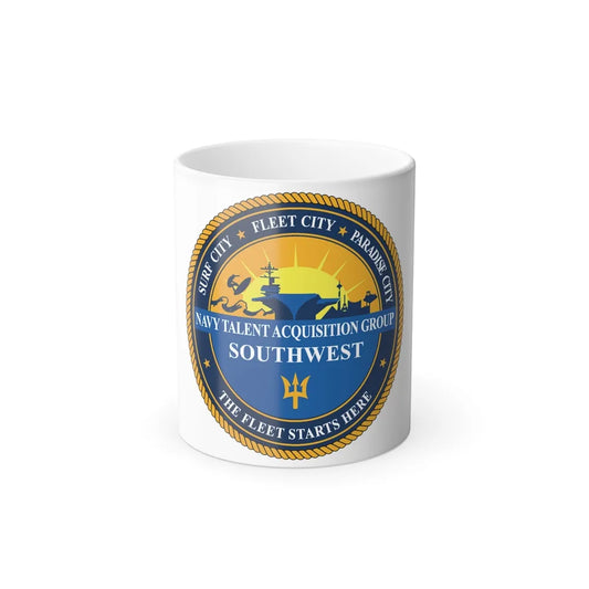 Navy Talent Acquisition Group SW (U.S. Navy) Color Changing Mug 11oz-11oz-Go Mug Yourself