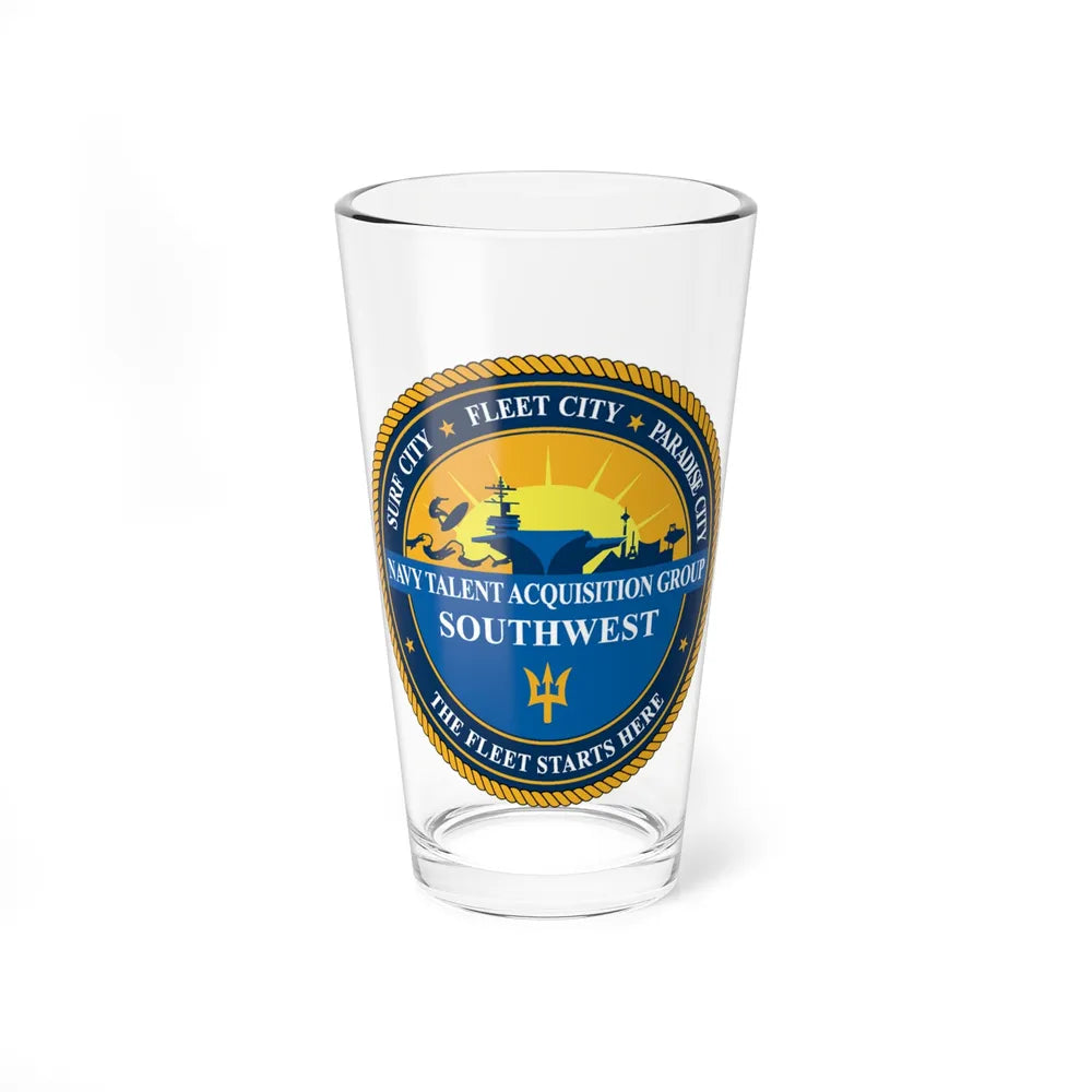 Navy Talent Acquisition Group SW (U.S. Navy) Pint Glass 16oz-16oz-Go Mug Yourself