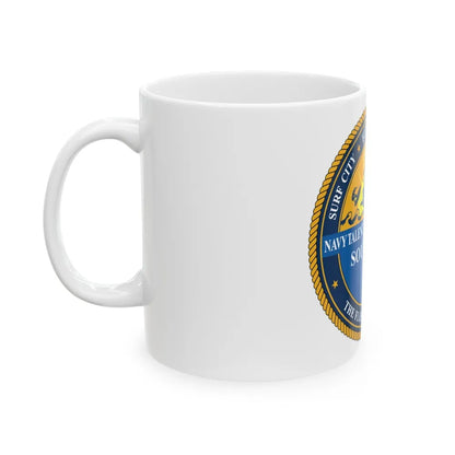 Navy Talent Acquisition Group SW (U.S. Navy) White Coffee Mug-Go Mug Yourself