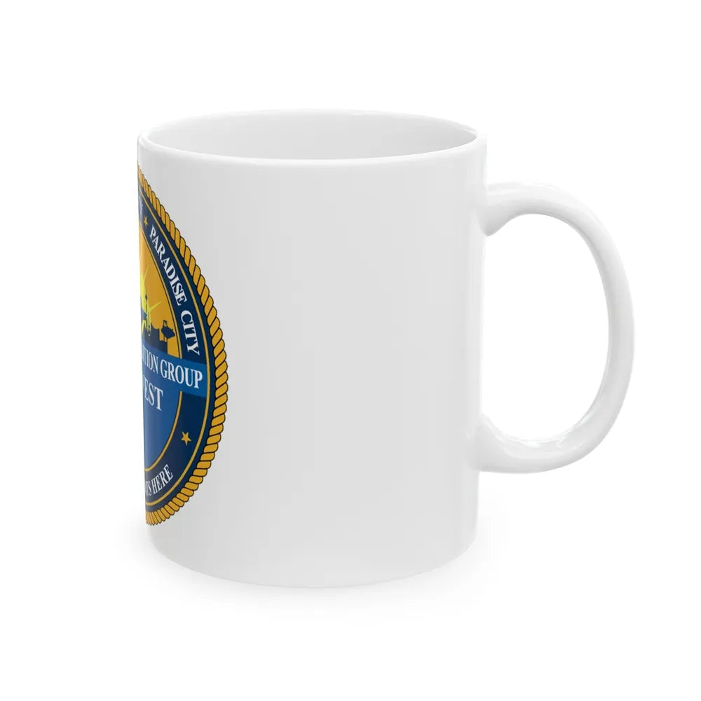 Navy Talent Acquisition Group SW (U.S. Navy) White Coffee Mug-Go Mug Yourself