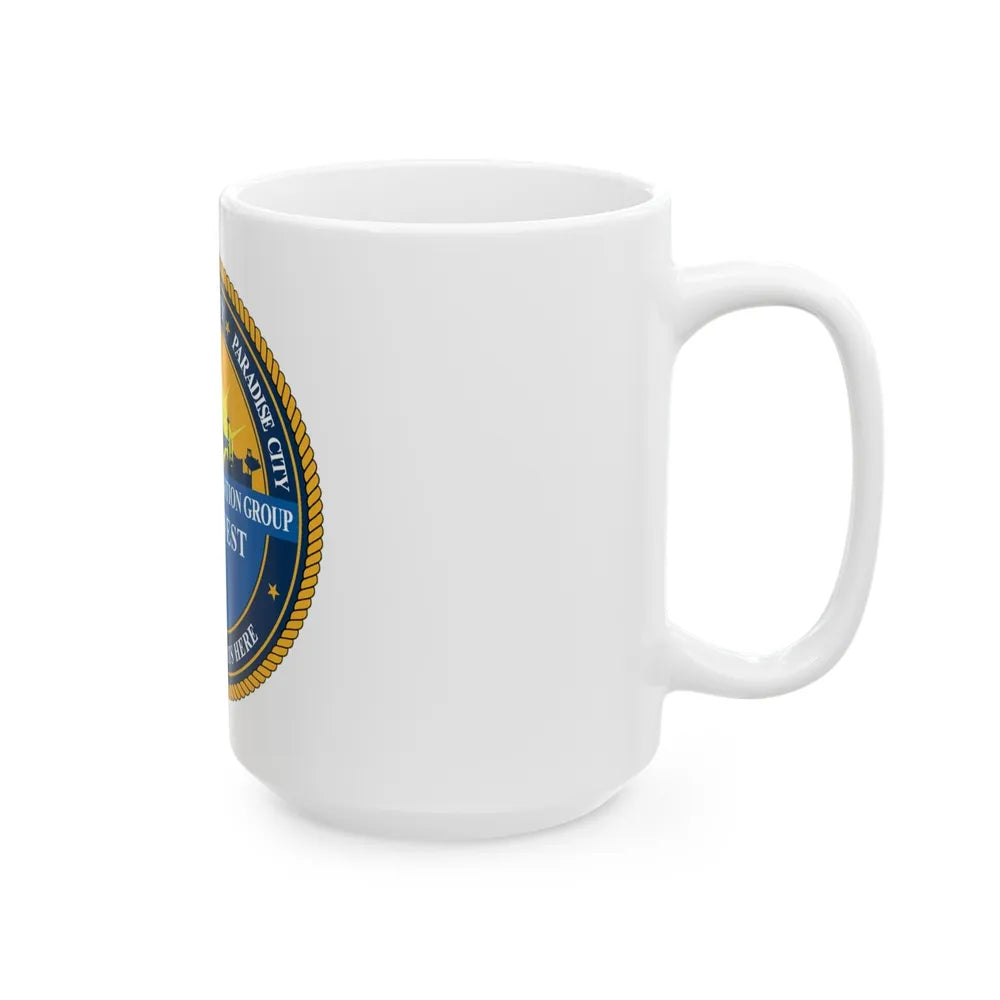 Navy Talent Acquisition Group SW (U.S. Navy) White Coffee Mug-Go Mug Yourself