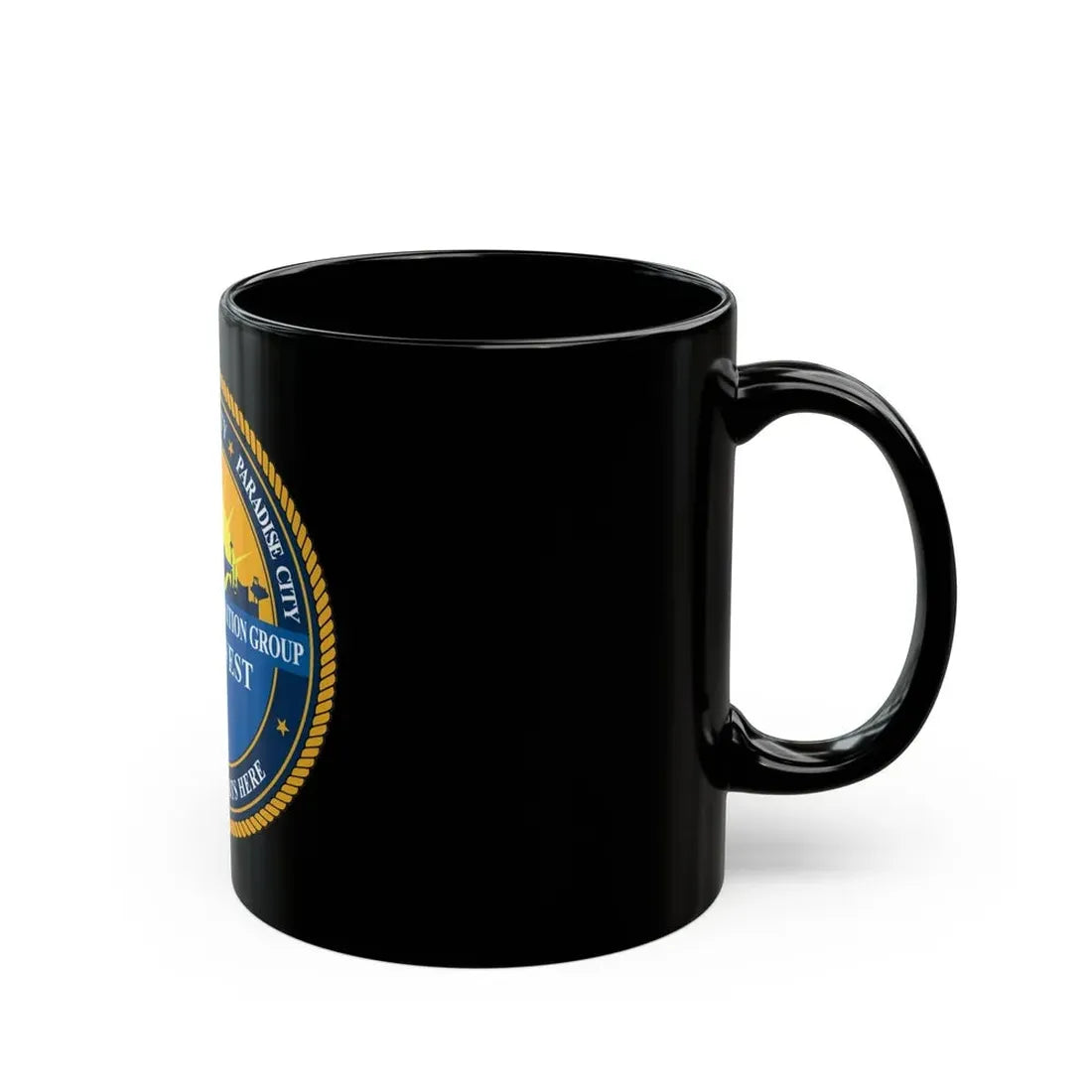 Navy Talent Acquisition Group SW (U.S. Navy) Black Coffee Mug - Go Mug Yourself