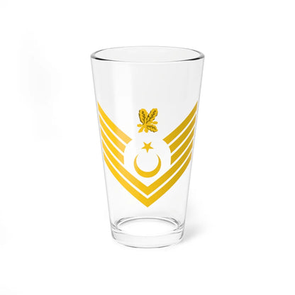 Navy TUR OR 07a (Turkey) (Military Rank) Pint Glass 16oz 16oz - Go Mug Yourself