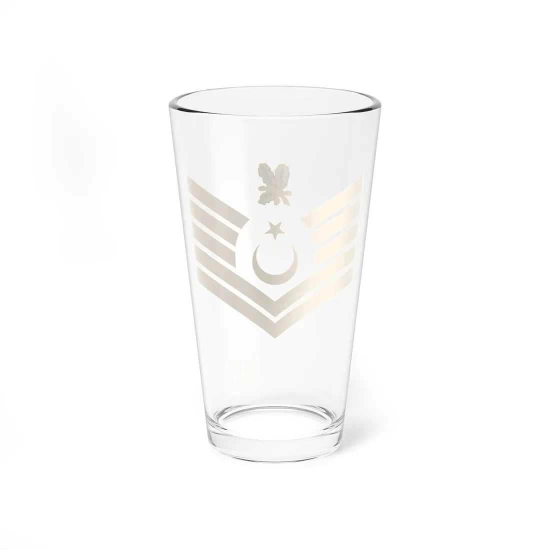 Navy TUR OR 07a (Turkey) (Military Rank) Pint Glass 16oz - Go Mug Yourself