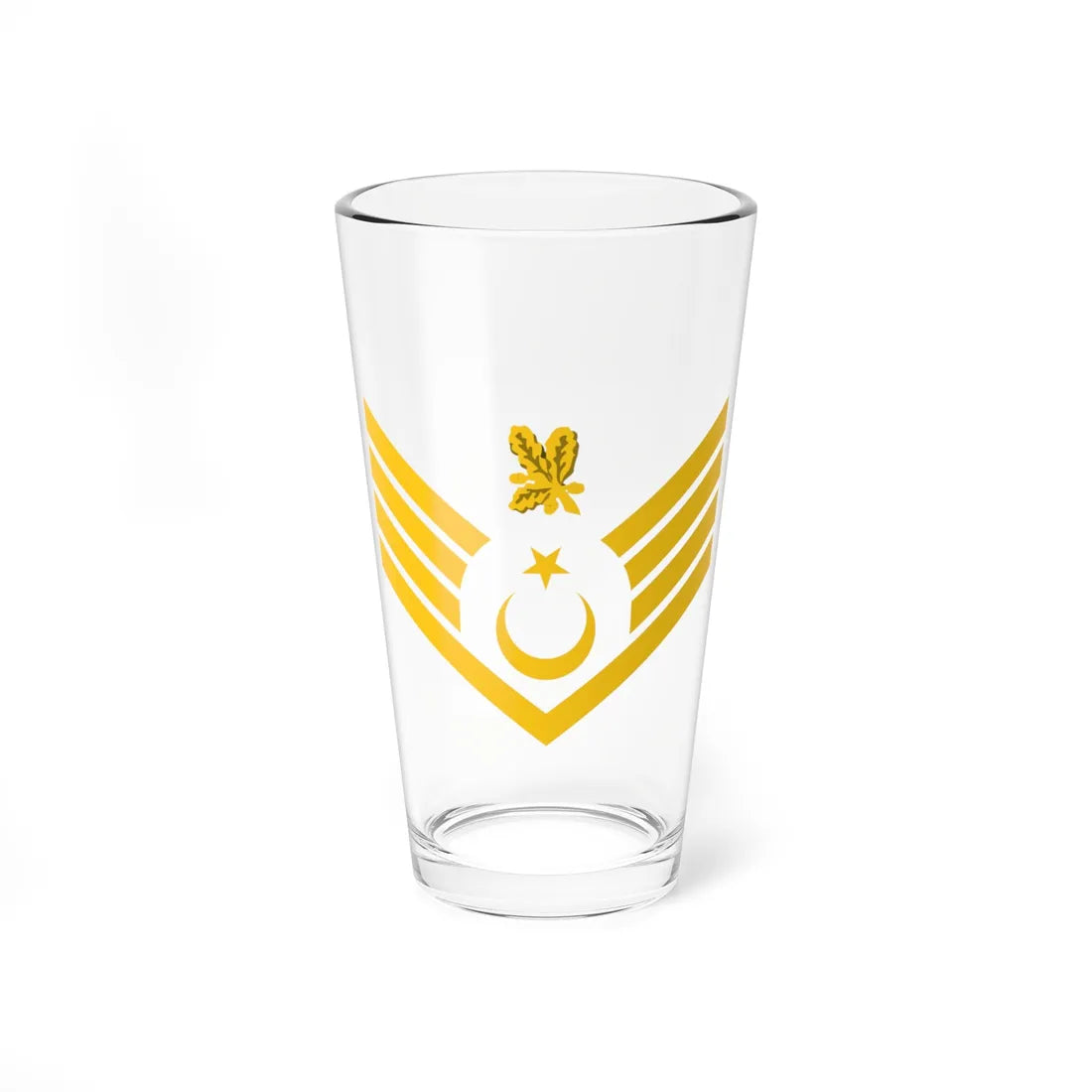 Navy TUR OR 07b (Turkey) (Military Rank) Pint Glass 16oz 16oz - Go Mug Yourself