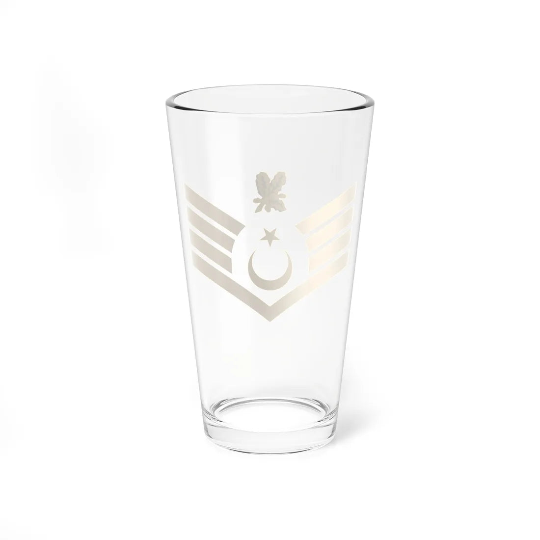 Navy TUR OR 07b (Turkey) (Military Rank) Pint Glass 16oz - Go Mug Yourself
