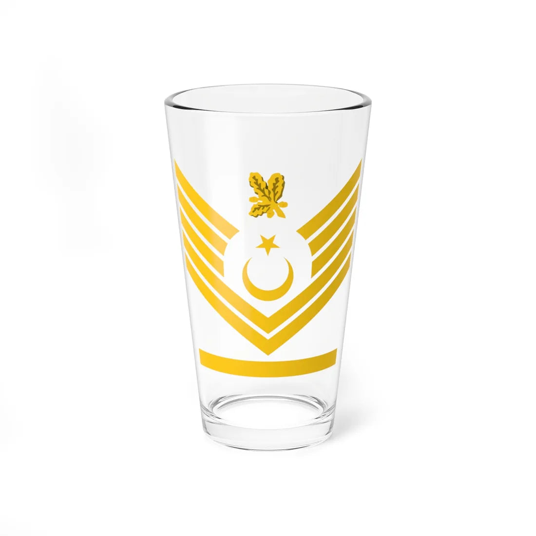 Navy TUR OR 08 (Turkey) (Military Rank) Pint Glass 16oz 16oz - Go Mug Yourself