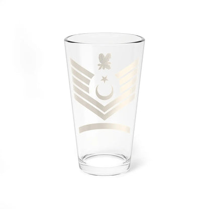 Navy TUR OR 08 (Turkey) (Military Rank) Pint Glass 16oz - Go Mug Yourself