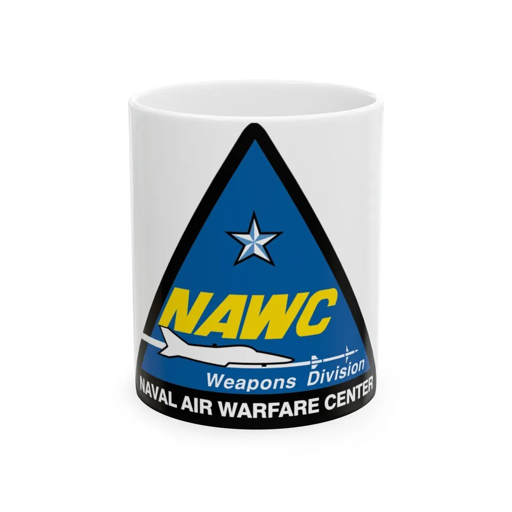 NAWCWD Naval Air Warfare Center Weapons Division (U.S. Navy) White Coffee Mug-11oz-Go Mug Yourself