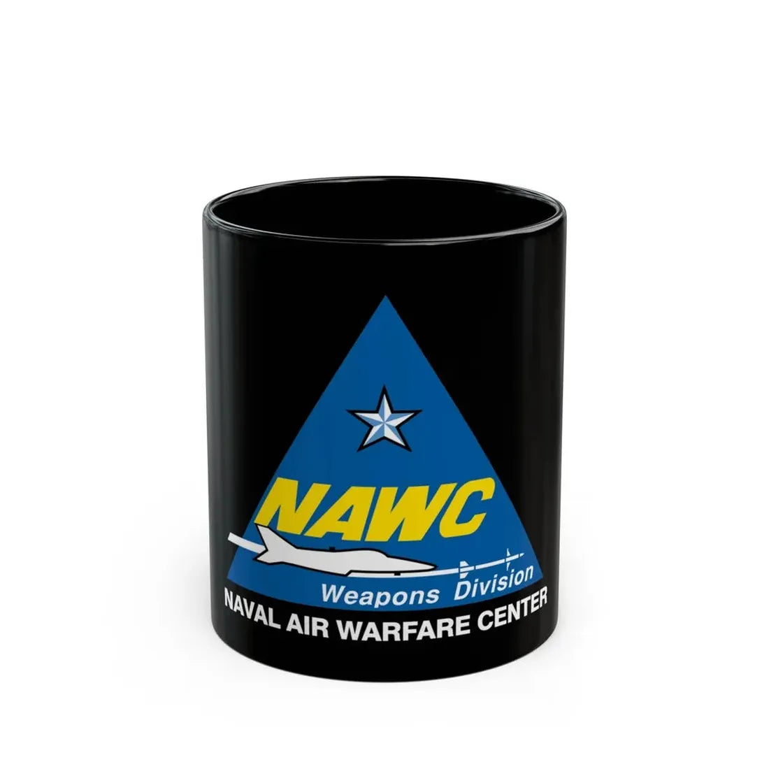 NAWCWD Naval Air Warfare Center Weapons Division (U.S. Navy) Black Coffee Mug 11oz - Go Mug Yourself