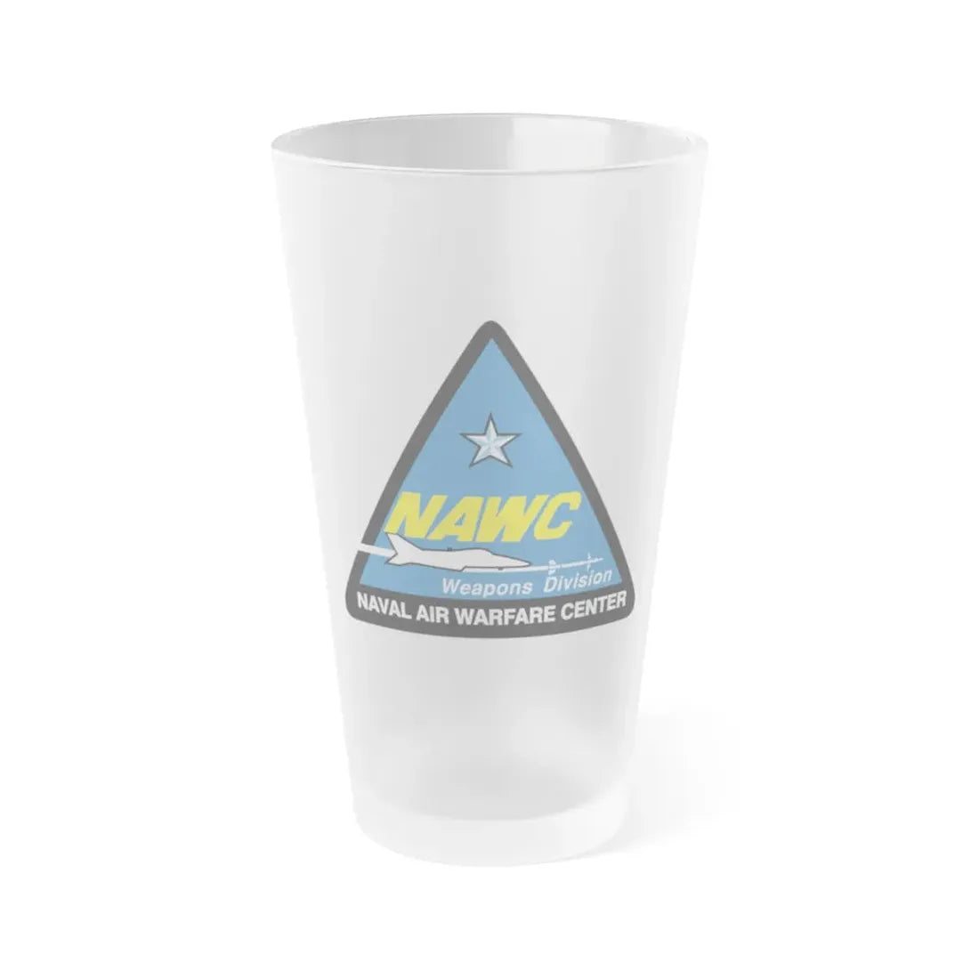 NAWCWD Naval Air Warfare Center Weapons Division (U.S. Navy) Frosted Pint Glass 16oz Default Title - Go Mug Yourself