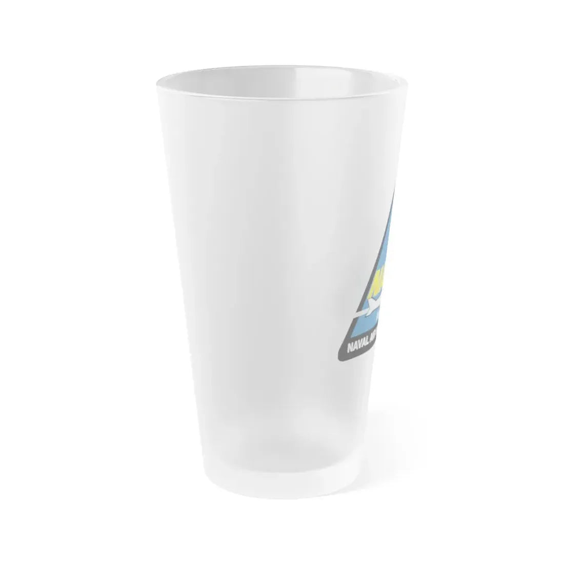 NAWCWD Naval Air Warfare Center Weapons Division (U.S. Navy) Frosted Pint Glass 16oz - Go Mug Yourself