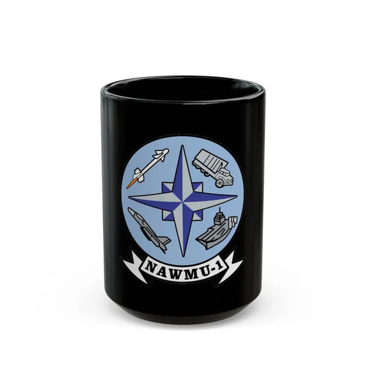 NAWMU 1 (U.S. Navy) Black Coffee Mug 15oz - Go Mug Yourself