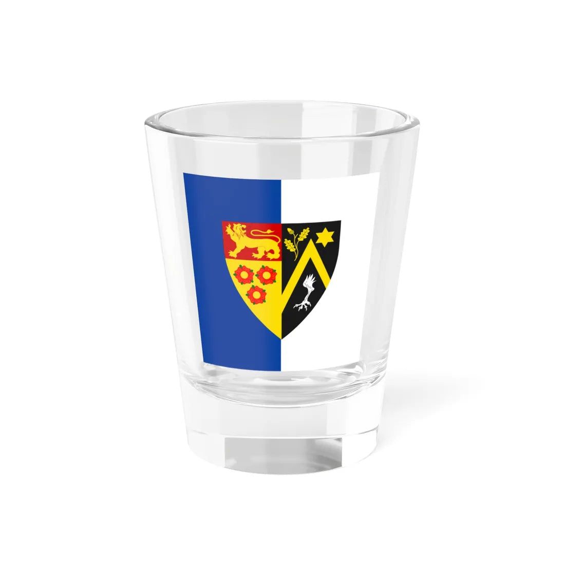 Nazareth B vlag (Belgium) Shot Glass 1.5oz 1.5oz - Go Mug Yourself