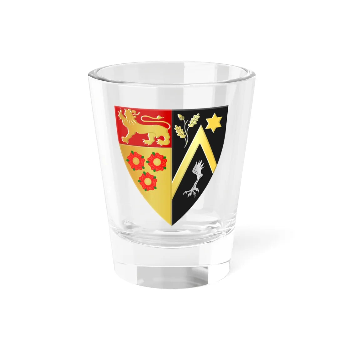 Nazareth wapen (Belgium) (Coat of Arms) Shot Glass 1.5oz 1.5oz - Go Mug Yourself