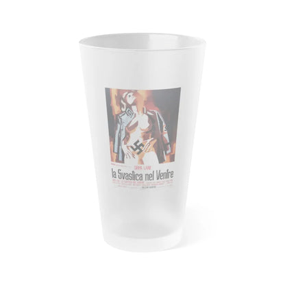 NAZI LOVE CAMP 27 (ITALIAN) 1977 Movie Poster - Frosted Pint Glass 16oz-16oz-Frosted-Go Mug Yourself