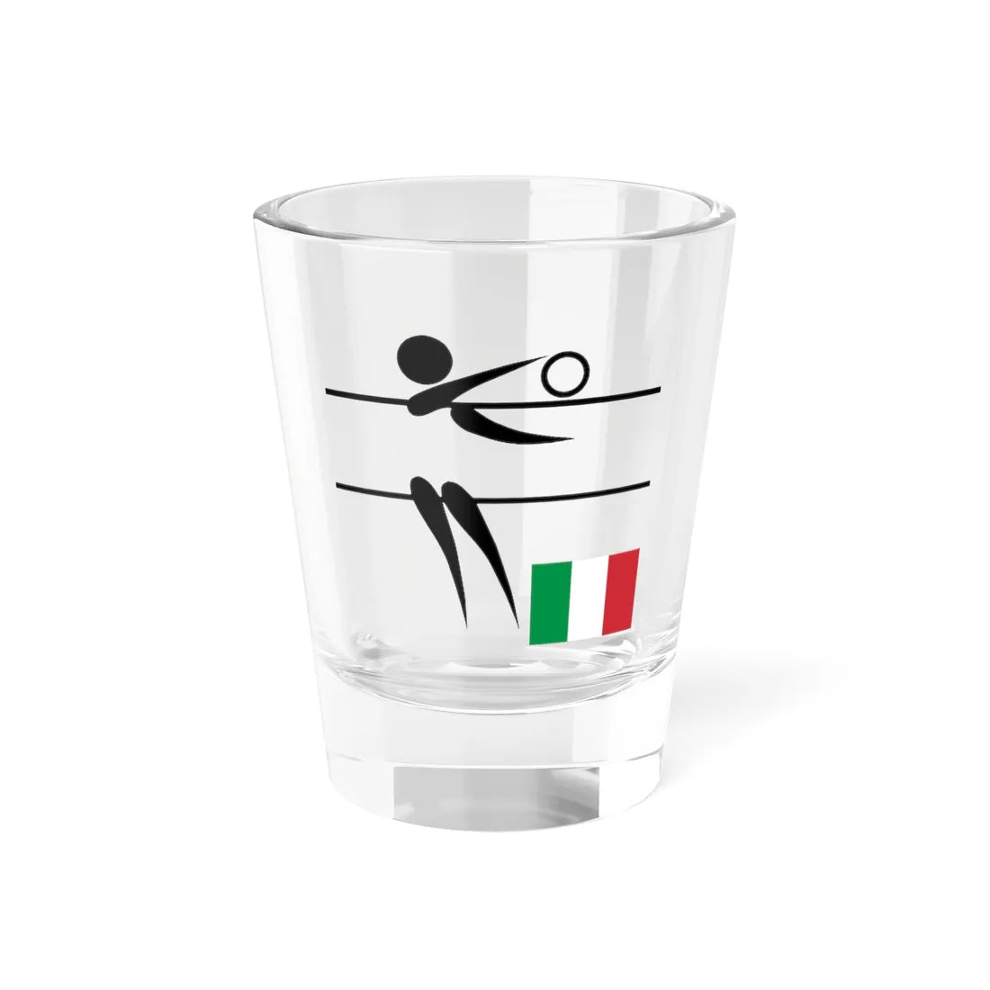 Nazionale italiana pallavolo (Italy) Shot Glass 1.5oz 1.5oz - Go Mug Yourself