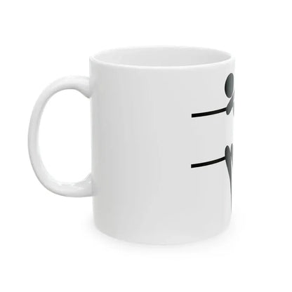 Nazionale italiana pallavolo (Italy) White Coffee Mug - Go Mug Yourself