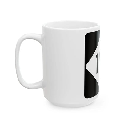 NC 104 (North Carolina) (Road Sign) White Coffee Mug - Go Mug Yourself