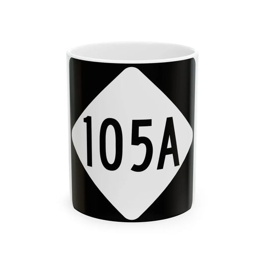 NC 105A (North Carolina) (Road Sign) White Coffee Mug 11oz - Go Mug Yourself