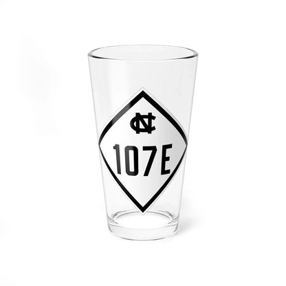 NC 107E 1945 (North Carolina) (Road Sign) Pint Glass 16oz 16oz - Go Mug Yourself