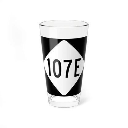 NC 107E (North Carolina) (Road Sign) Pint Glass 16oz 16oz - Go Mug Yourself