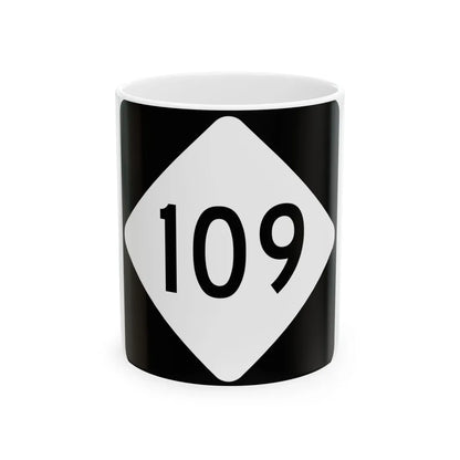 NC 109 (North Carolina) (Road Sign) White Coffee Mug 11oz - Go Mug Yourself