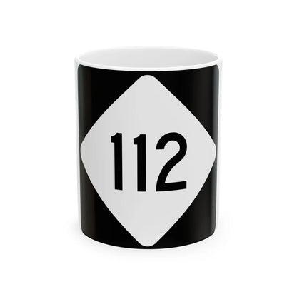NC 112 (North Carolina) (Road Sign) White Coffee Mug 11oz - Go Mug Yourself