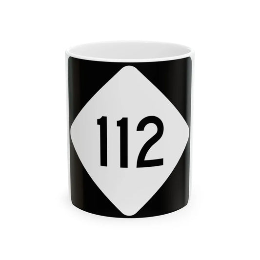 NC 112 (North Carolina) (Road Sign) White Coffee Mug 11oz - Go Mug Yourself
